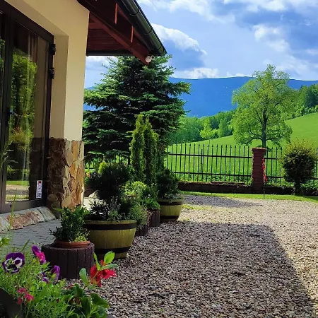 Gorski Widok Karpacz Apartamenty i Pokoje- Salon Kominkowy-3