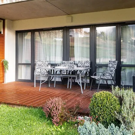 Apartament lawendowy z garażem, tarasem i widokiem na Śnieżkę Triventi-3