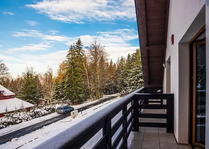 Aston -domek przy lesie, przestronny, apartamenty Karpacz