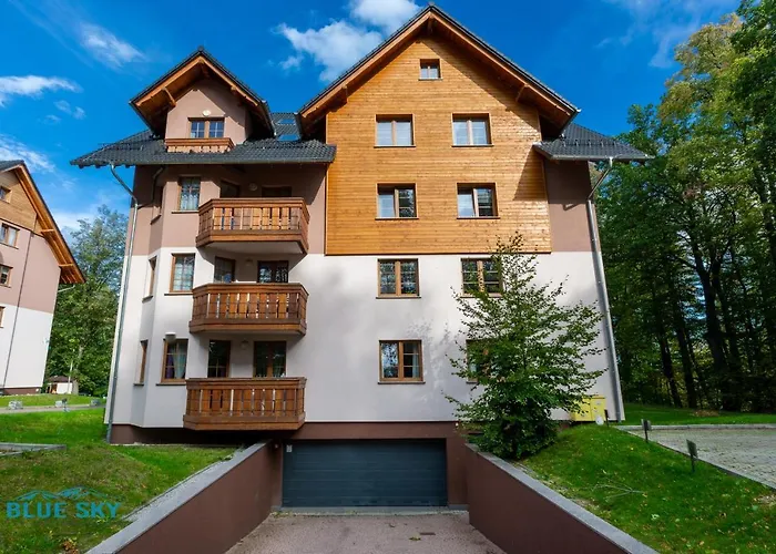 Apartamenty BlueSky - Przemysłowa, w spokojnej, zielonej okolicy, blisko dworca PKP i sklepów Karpacz