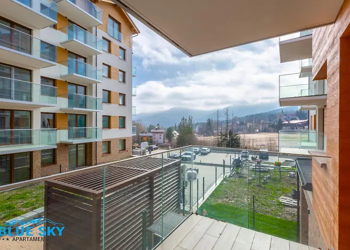 Apartamenty BlueSky Kąpielowa 5B - z widokiem na góry, blisko wyciągów i szlaków turystycznych Karpacz