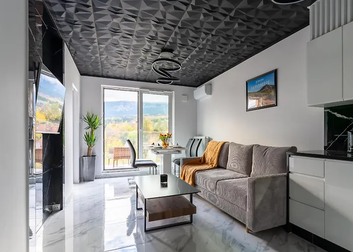 Apartament Widokowe Marzenie - blisko stoku, parking podziemny Karpacz