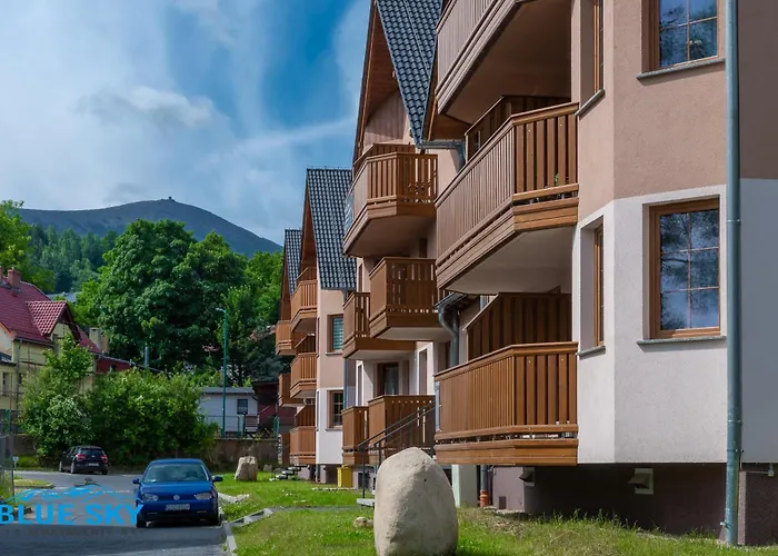Apartamenty BlueSky - Nad Łomnicą 14 - centrum Karpacza, blisko deptaka