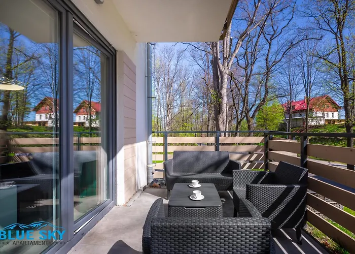 Apartamenty BlueSky - Nad Łomnicą 2B - blisko dworca PKP, centrum Karpacza i sklepów, w zielonej okolicy