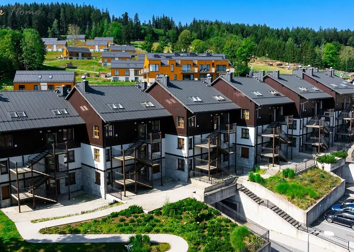 Wonder Home - Apartamenty z balkonami i ogródkami, blisko stoku narciarskiego Karpatka i szlaków turystycznych Karpacz