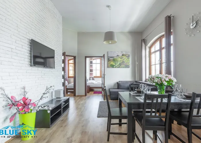Blue Sky - Apartamenty w centrum, blisko deptaka, restauracji i atrakcji Karpacza - Obrońców Pokoju 1D
