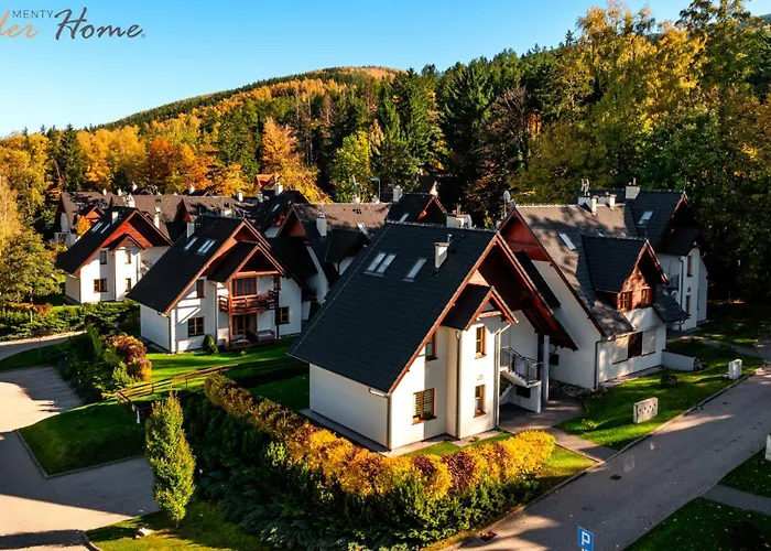 Wonder Home - Domki górskie na osiedlu dozorowanym, z kominkami i placem zabaw Karpacz