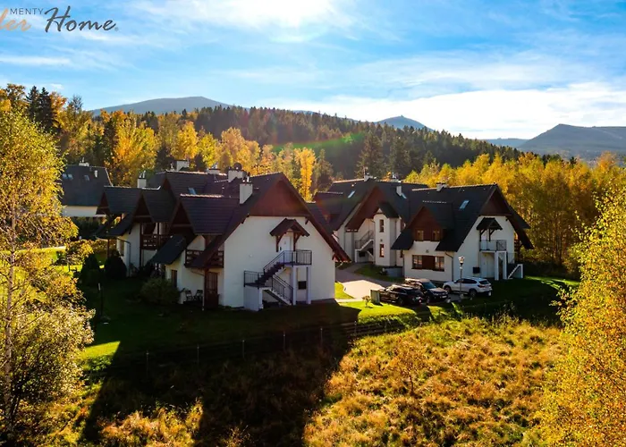 Wonder Home - Domki górskie na osiedlu dozorowanym, z kominkami i placem zabaw Karpacz