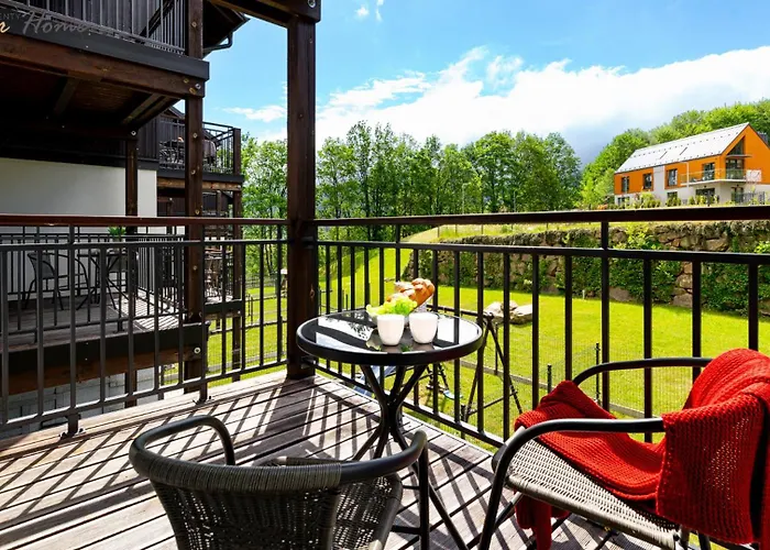 Wonder Home - Apartamenty z balkonami i ogródkami, blisko stoku narciarskiego Karpatka i szlaków turystycznych Karpacz