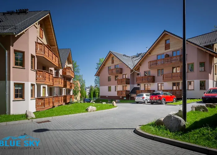 Apartamenty BlueSky - Nadrzeczna 3d-3e, blisko centrum Karpacza, dworca PKP w zielonej okolicy